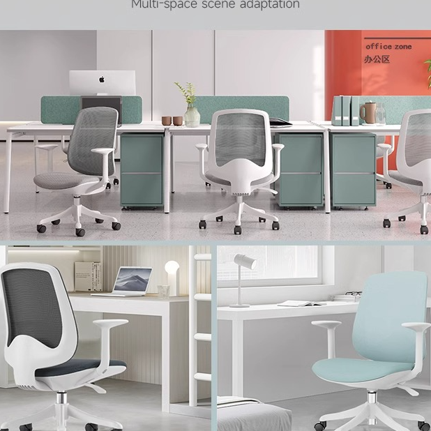 Ergonomic Mesh Office Chair with Rollers