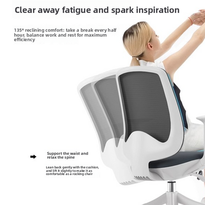 Ergonomic Mesh Office Chair with Rollers