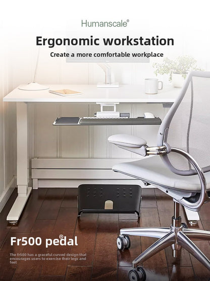 Ergonomic Office Footrest with Non-Slip Base