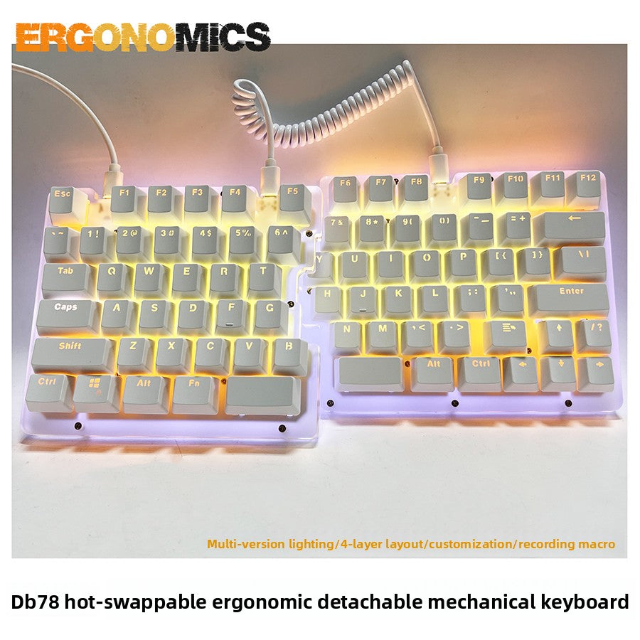 Ergonomic Programmable Mechanical Keyboard