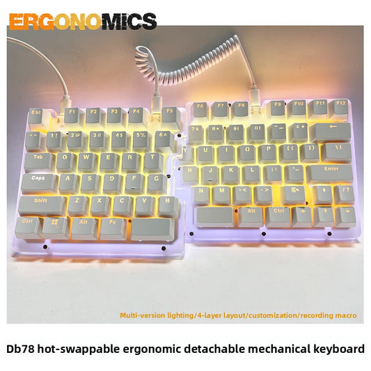 Ergonomic Programmable Mechanical Keyboard
