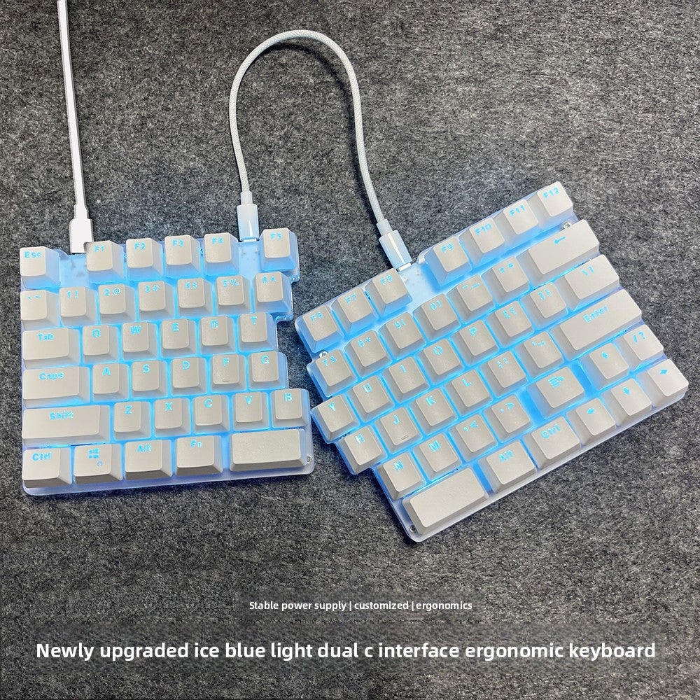 Ergonomic Programmable Mechanical Keyboard