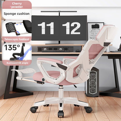 Ergonomic Reclining Office Chair with Adjustable Lumbar Support