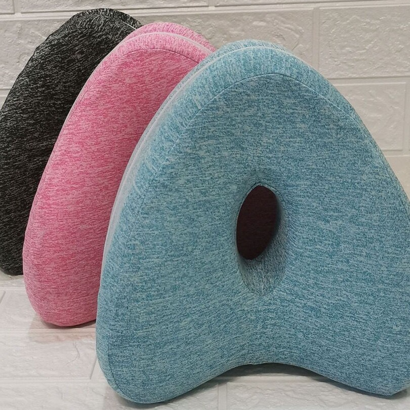 Ergonomic Side Sleeping Leg Support Pillow with Memory Foam