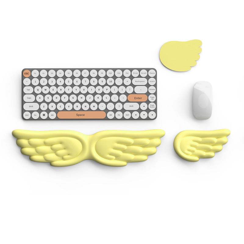 Ergonomic Silicone Wrist Support Rest with Memory Foam