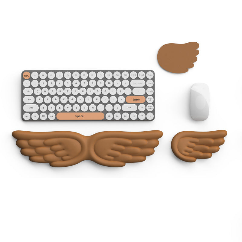 Ergonomic Silicone Wrist Support Rest with Memory Foam