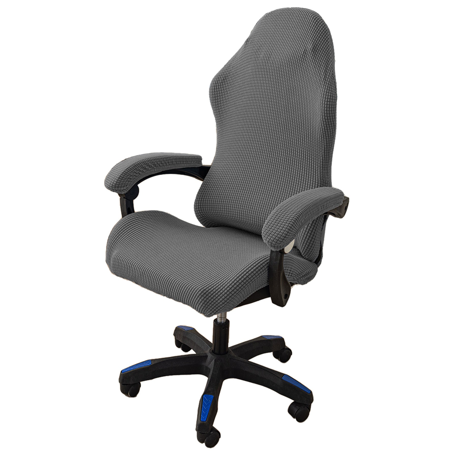 Ergonomic Swivel Gaming Chair Cover with Breathable Fabric