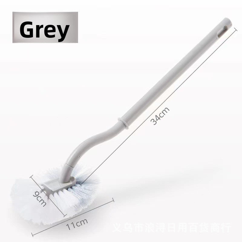 Ergonomic Toilet Cleaning Brush with Soft Bristles