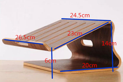 Ergonomic Wooden Desktop Riser Stand