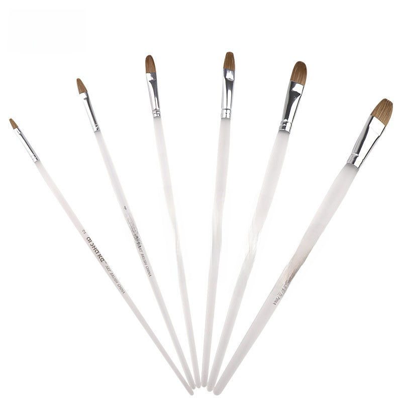 ESAKE Acrylic Wolf Hair Art Brushes Set for Watercolor Oil Painting