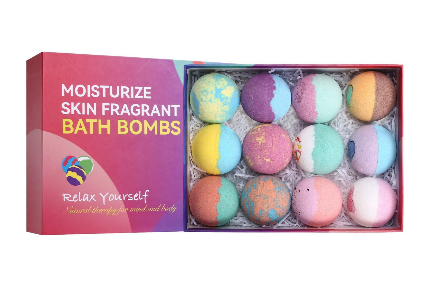 Essential oil explosion bath salt balls