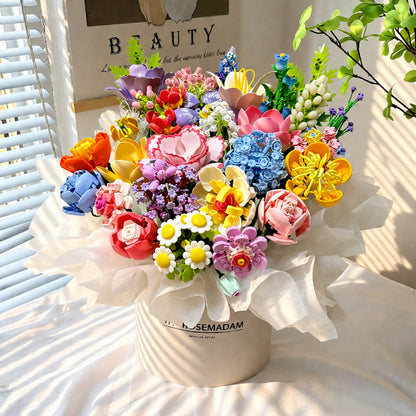Eternal Floral Building Block Assembly Set