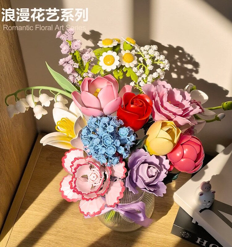 Eternal Floral Building Block Assembly Set
