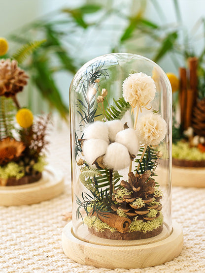 Eternal Flower Glass Dome Display