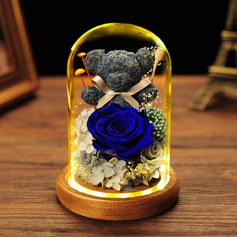 Eternal Flower Glass Dome