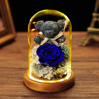 Eternal Flower Glass Dome