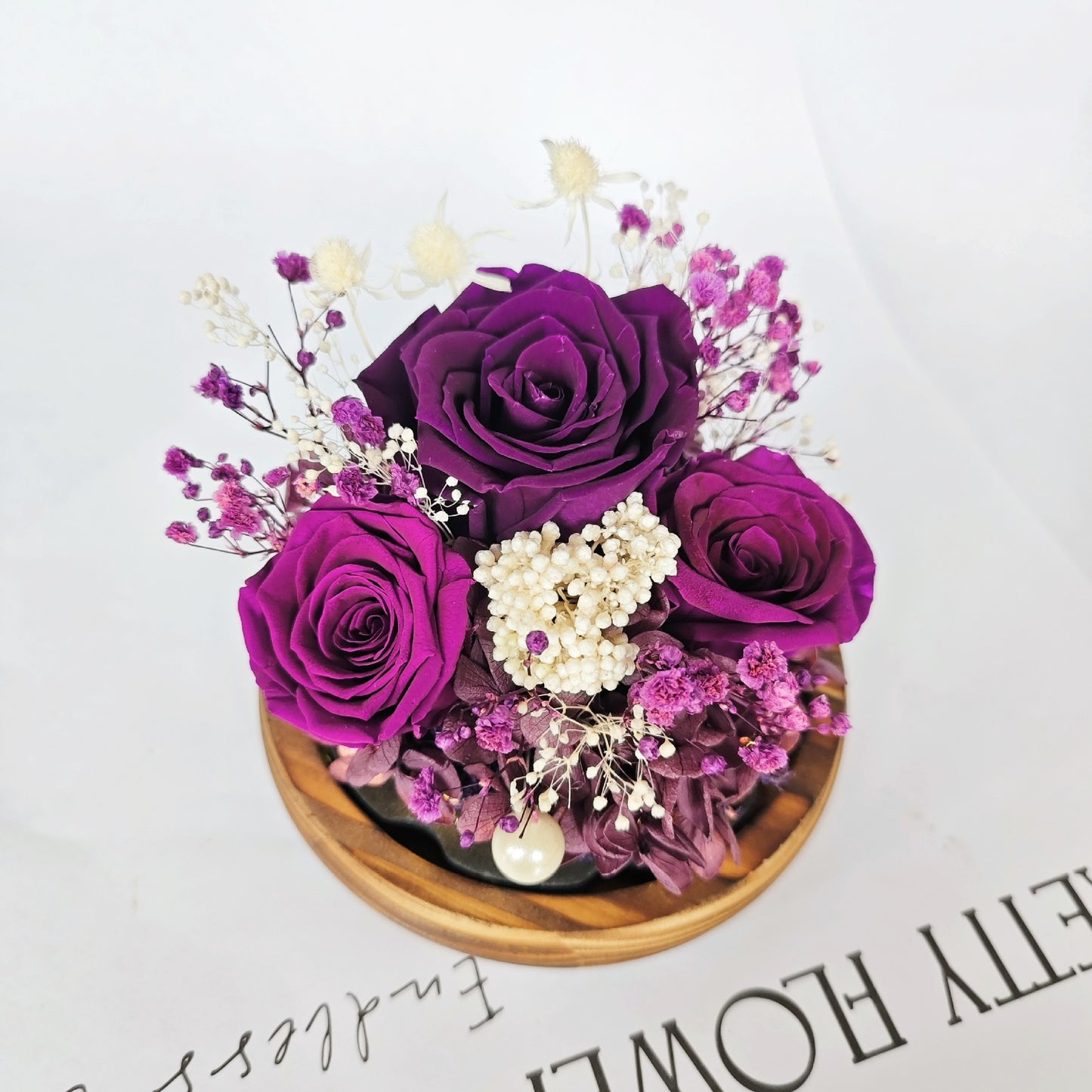 Eternal Flower Glass Dome Rose Gift