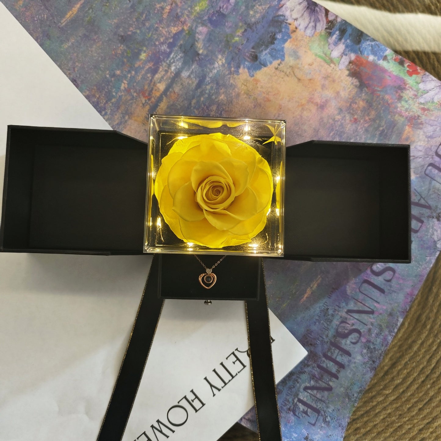 Eternal Flower Jewelry Box