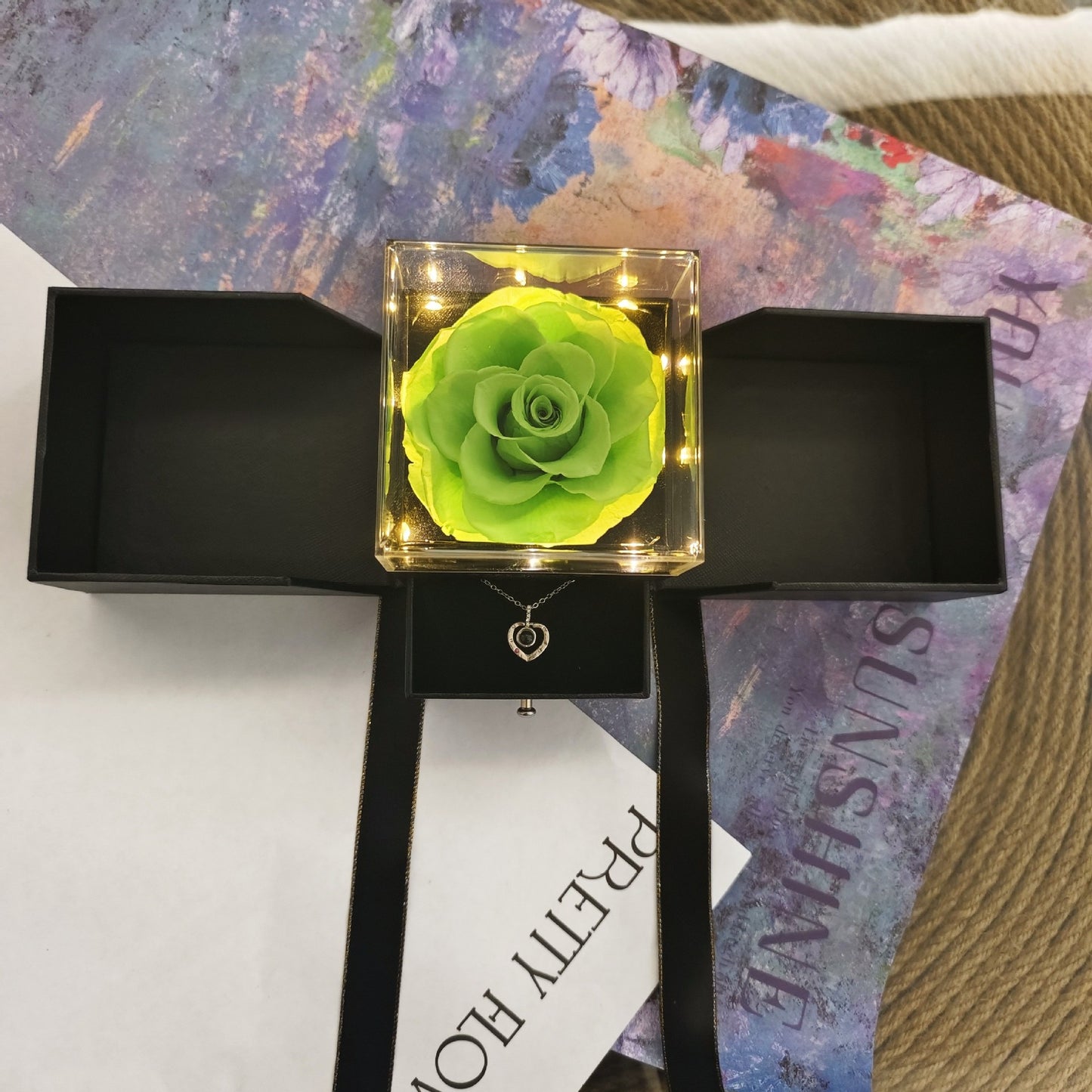 Eternal Flower Jewelry Box