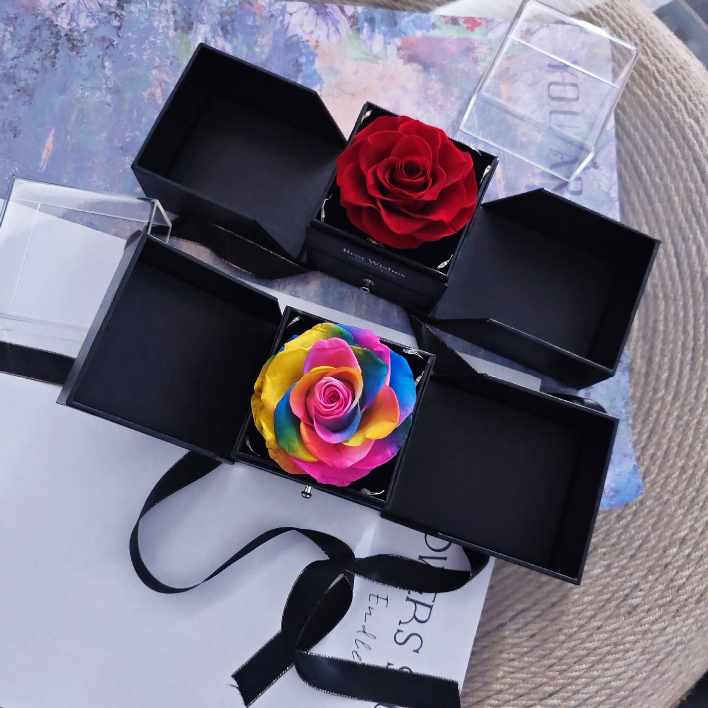 Eternal Flower Jewelry Box