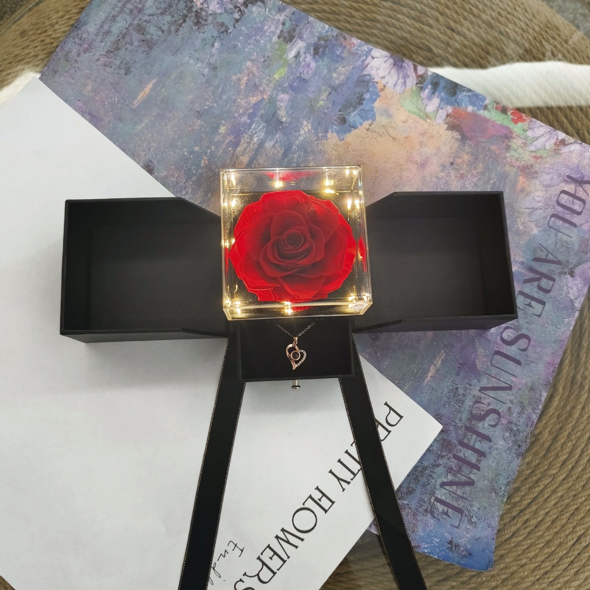 Eternal Flower Jewelry Box
