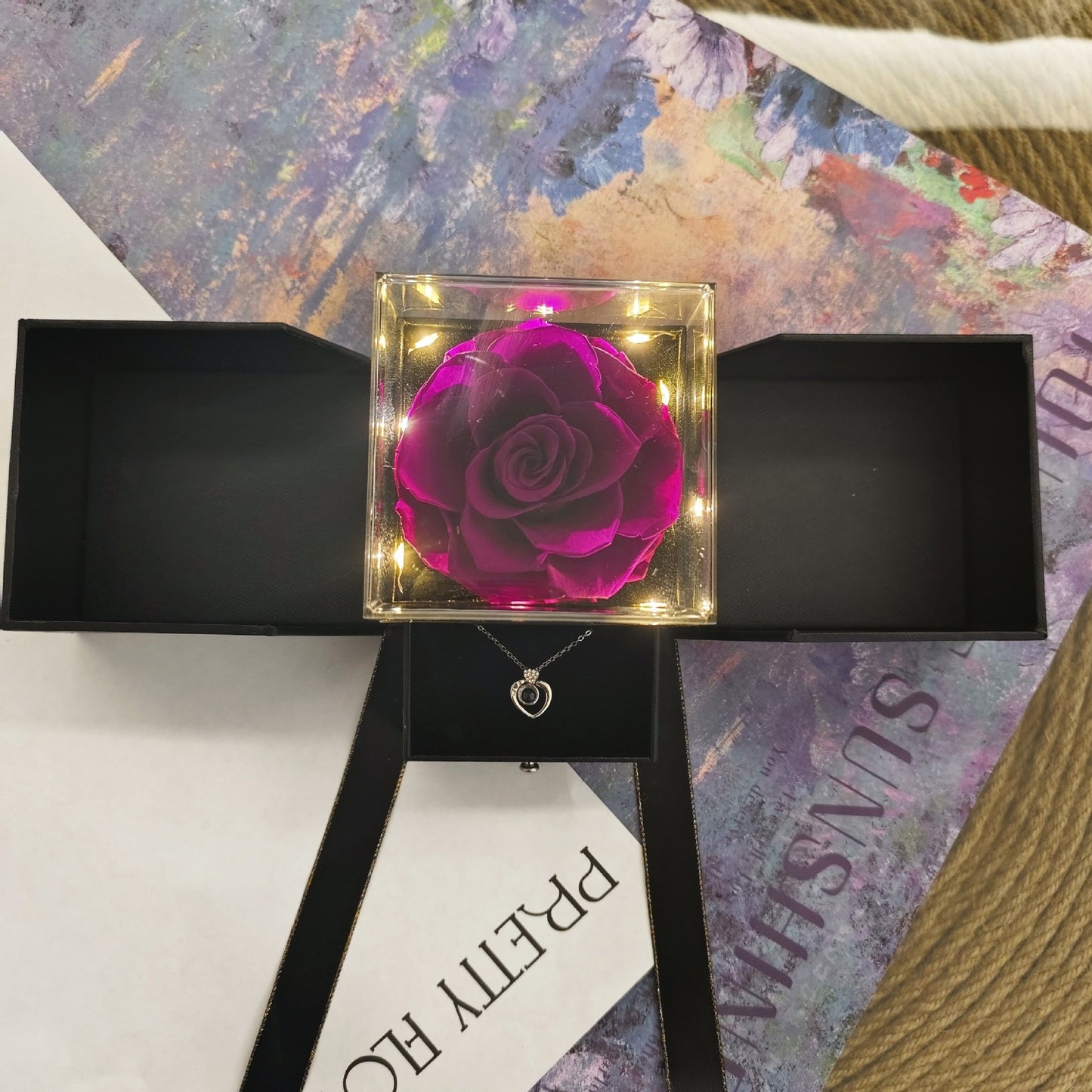 Eternal Flower Jewelry Box