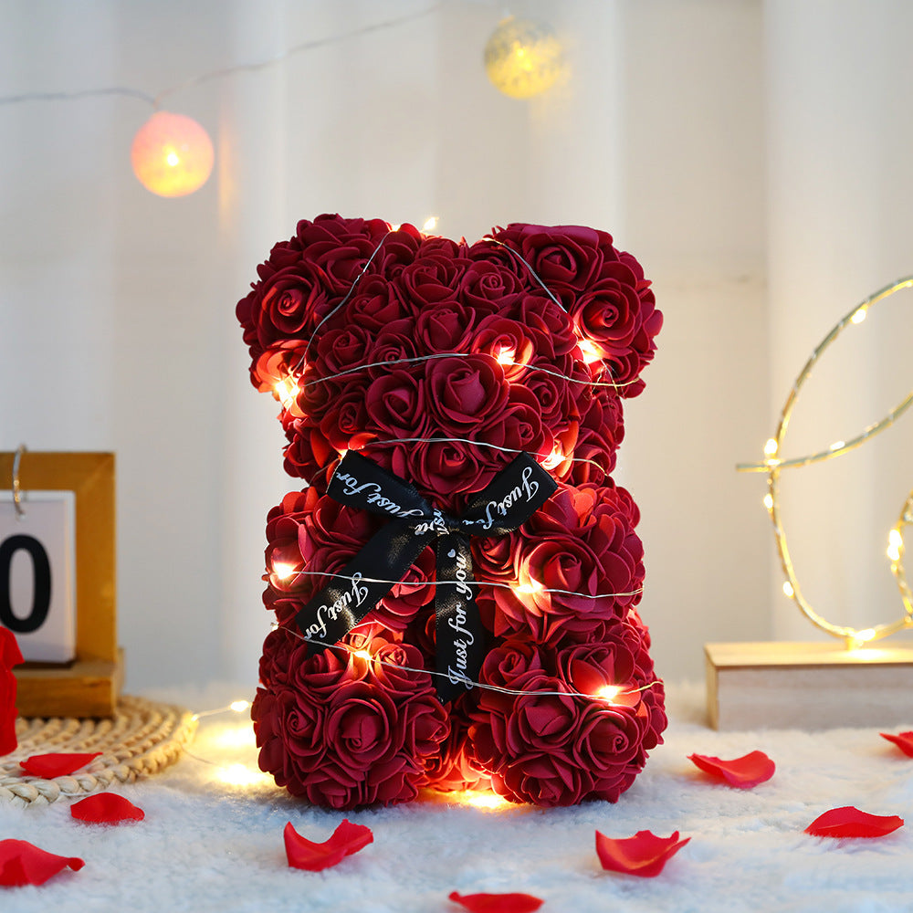 Eternal Rose Bear