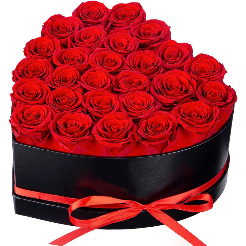 Eternal Rose Heart Box Preserved Flowers Gift