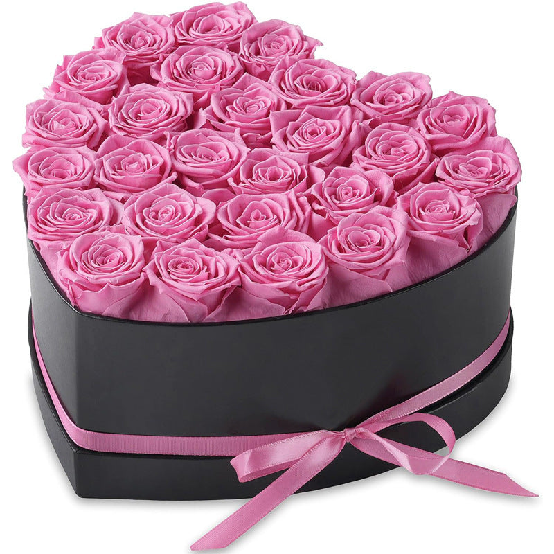 Eternal Rose Heart Box Preserved Flowers Gift
