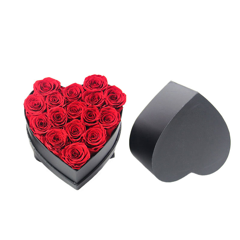 Eternal Rose Heart Box Preserved Flowers Gift