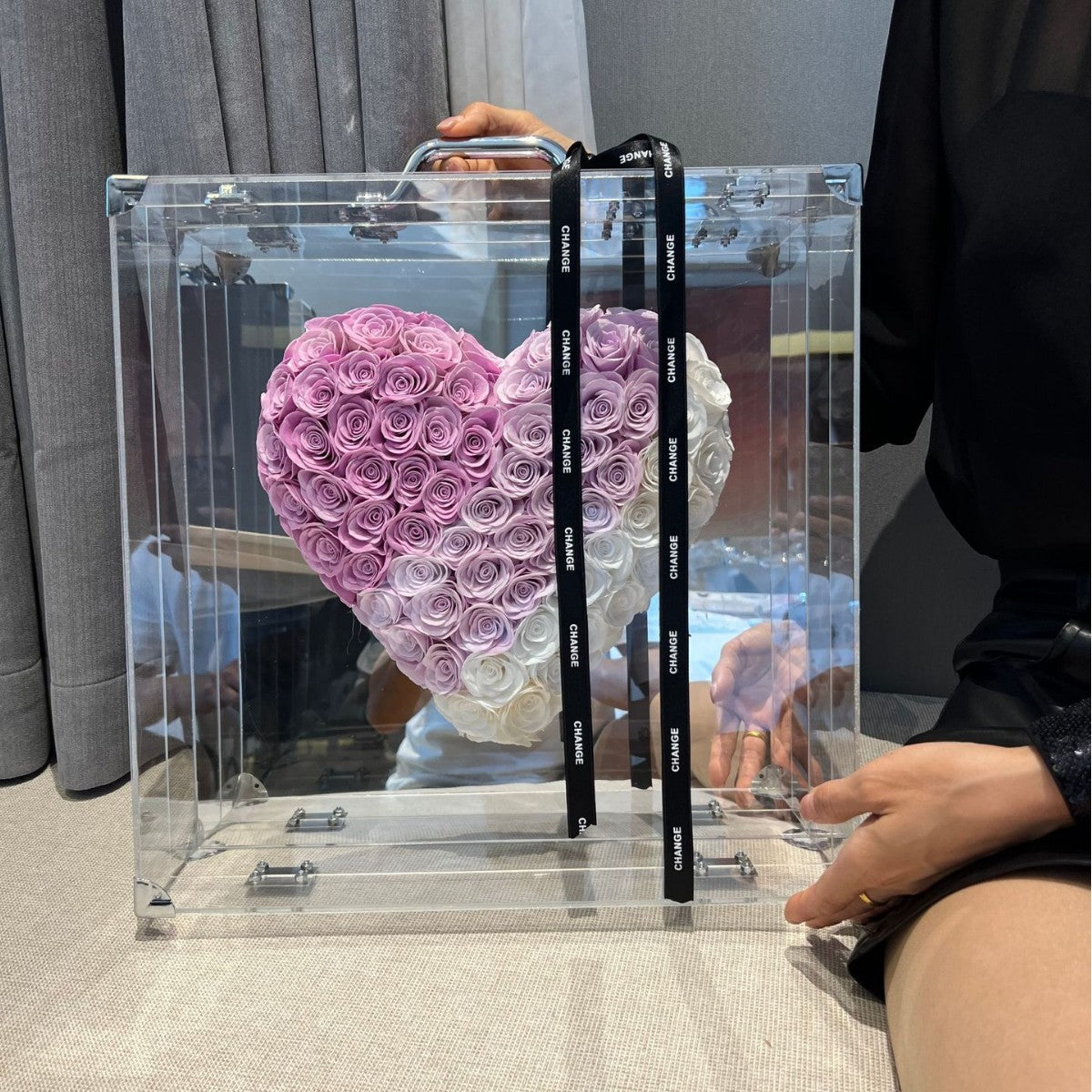 Eternal Rose Heart Shape Gift Box