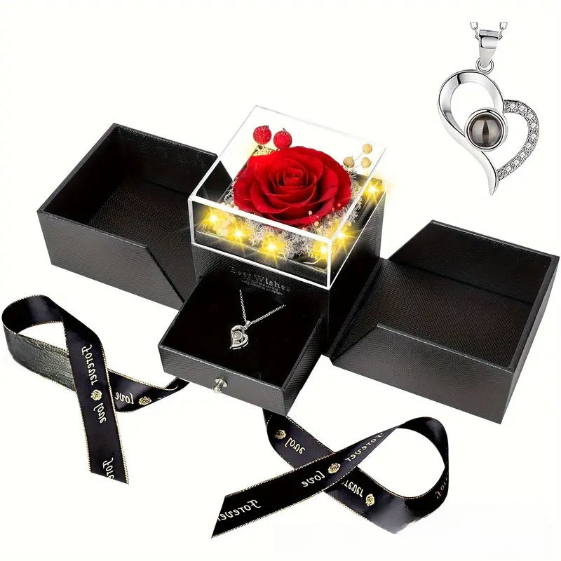 Eternal Rose Necklace
