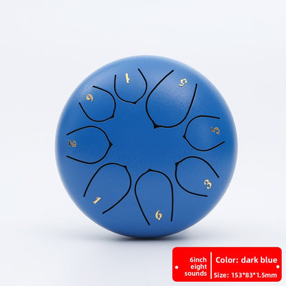 Ethereal Steel Tongue Drum with Multiple Tones