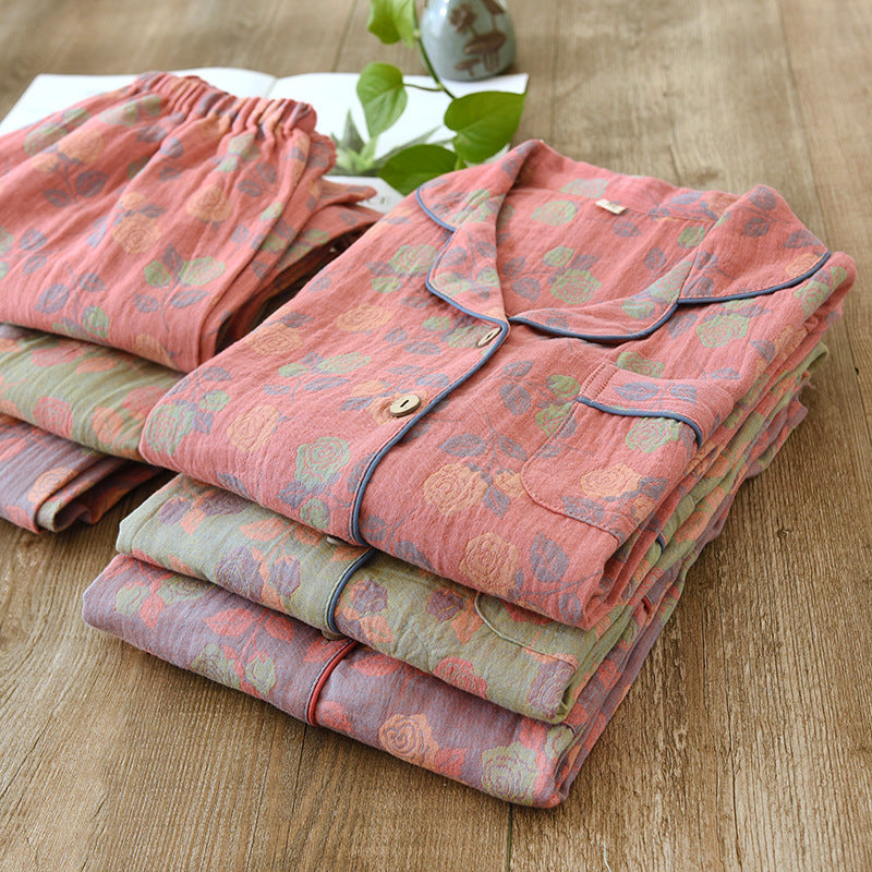 Ethnic Cotton Pajama Set