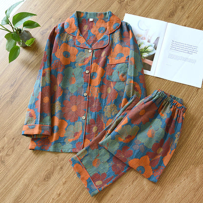 Ethnic Cotton Pajama Set