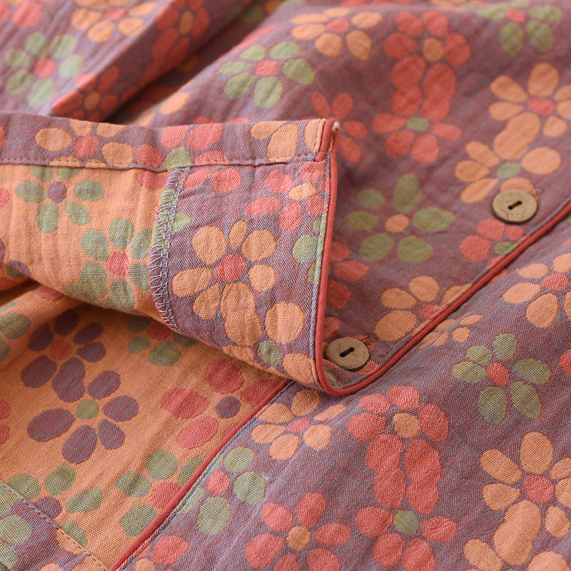 Ethnic Cotton Pajama Set