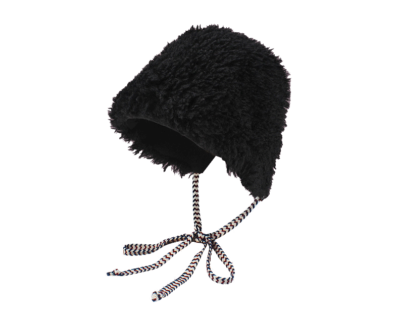 Ethnic Plush Winter Hat for Women