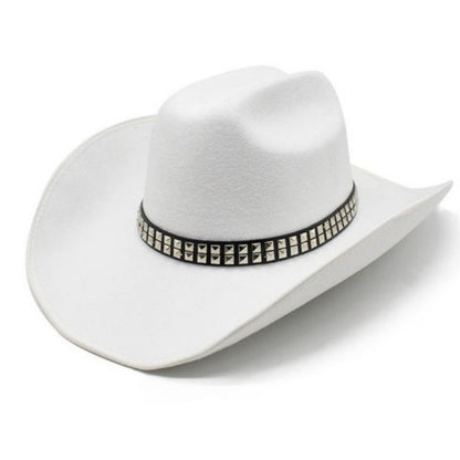 Ethnic Style Cotton Felt Hat with Feather Details