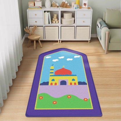 Ethnic Style Crystal Velvet Prayer Mat