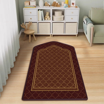 Ethnic Style Crystal Velvet Prayer Mat