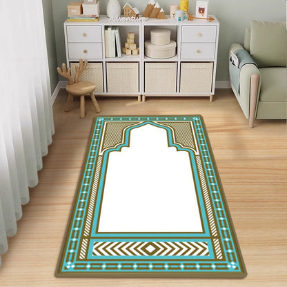 Ethnic Style Crystal Velvet Prayer Mat