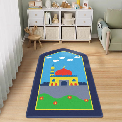 Ethnic Style Crystal Velvet Prayer Mat