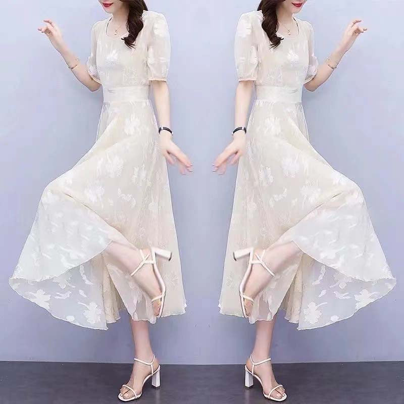 Ethnic Style Sweet Princess Sleeve Dress