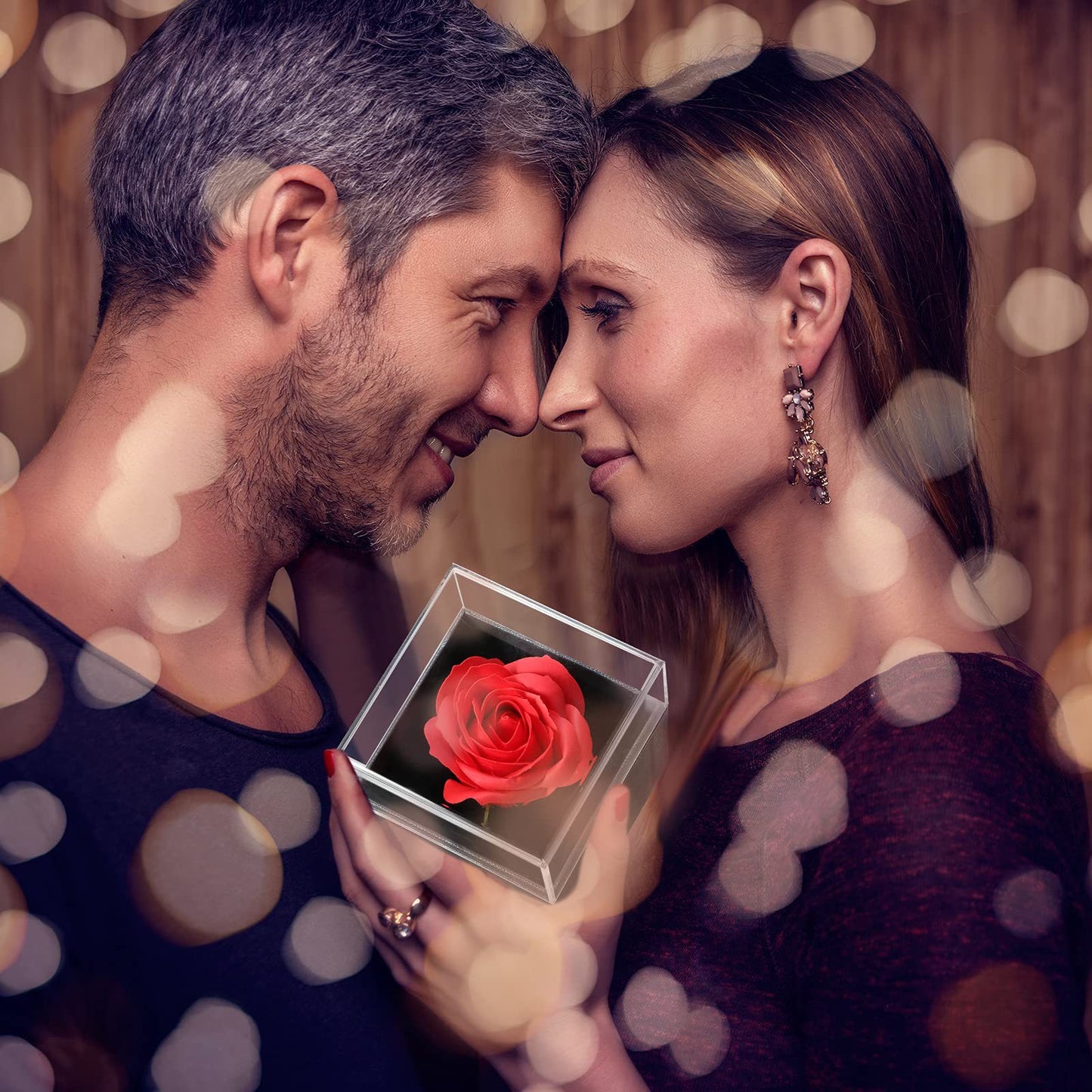 European and American Hot-Selling New Projection Ins Fashion 100 Languages I Love You Heart Necklace Valentine's Day Gift