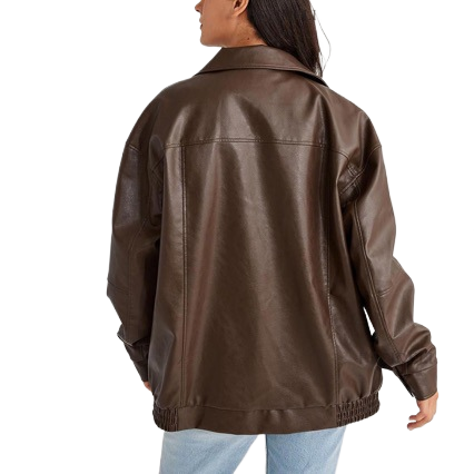 European and American leather jacket motorcycle style
