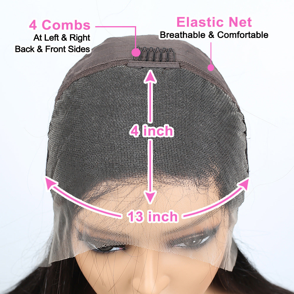 European and American Wig Headgear Lace Wig