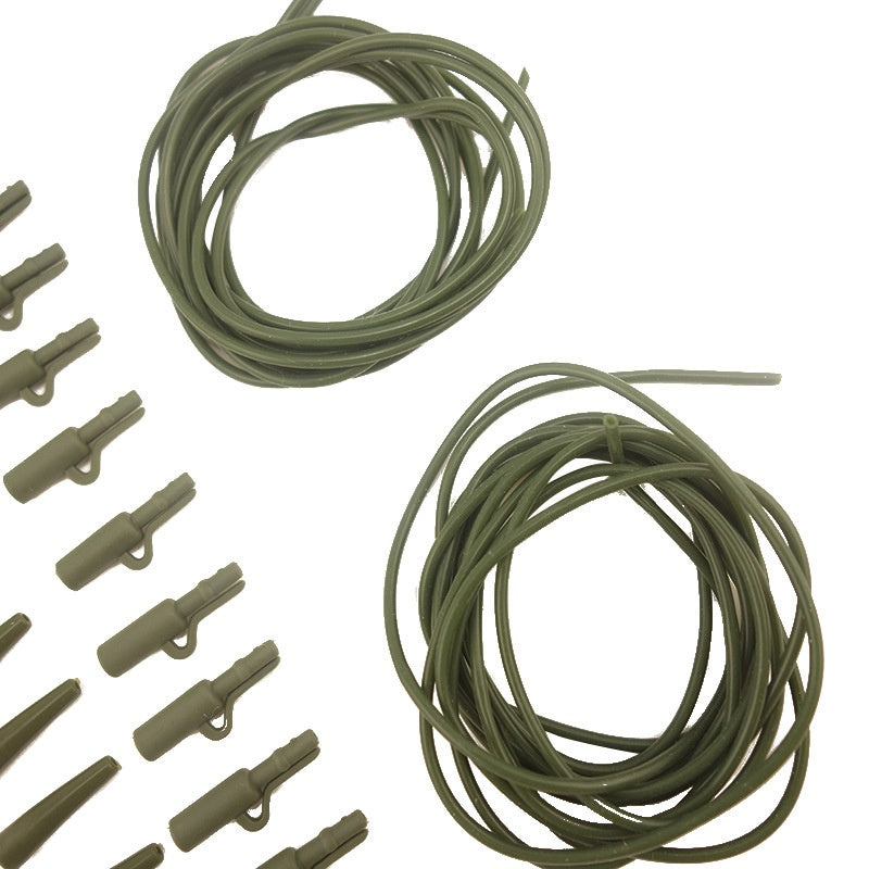 European Carp Fishing Silicone Sleeve Swivel Kit