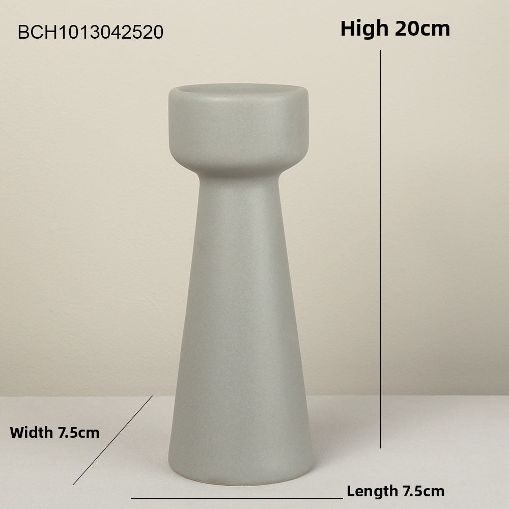 European Ceramic Candle Holder