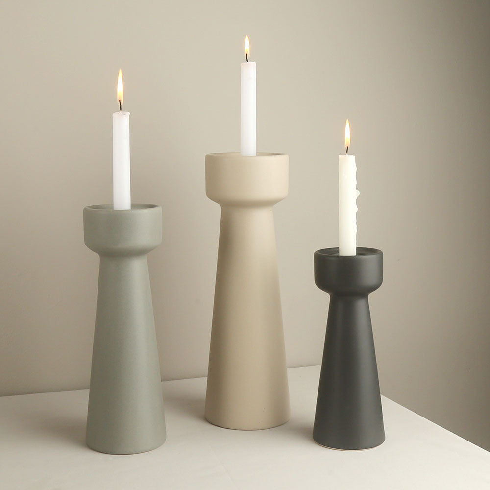 European Ceramic Candle Holder