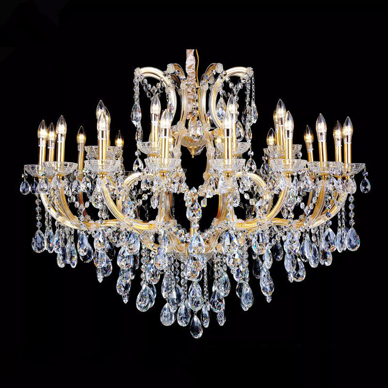 European Crystal Chandelier LED Lighting
